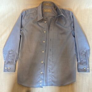 Nordstrom Boys Size 7 Supima Cotton Blue Dress Shirt